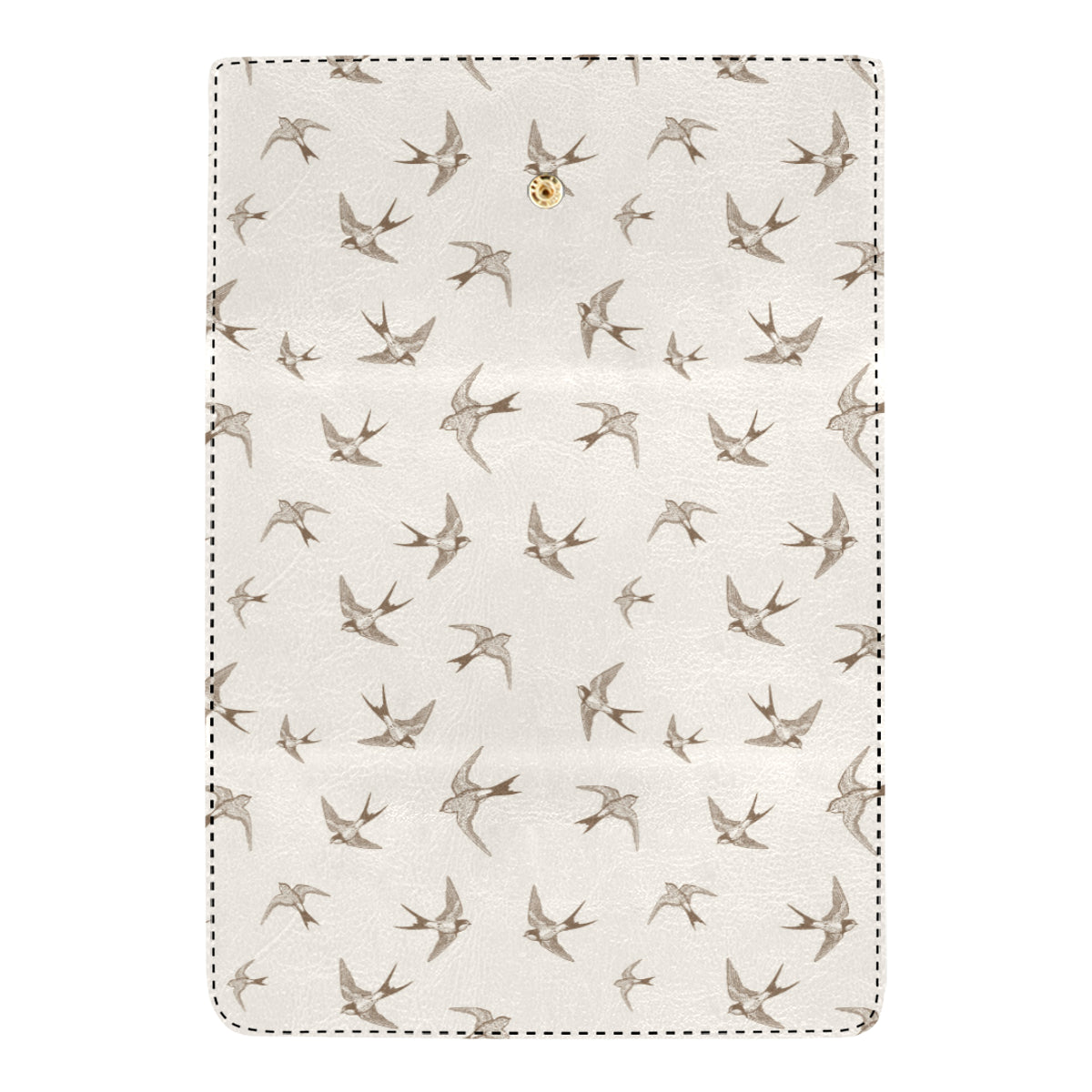 Swallow Bird Pattern Print Design 01 Women's Trifold Wallet