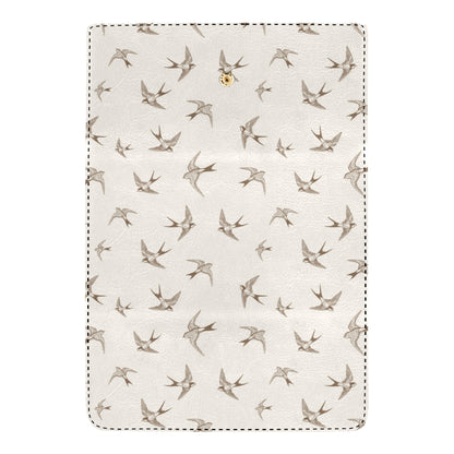 Swallow Bird Pattern Print Design 01 Women's Trifold Wallet
