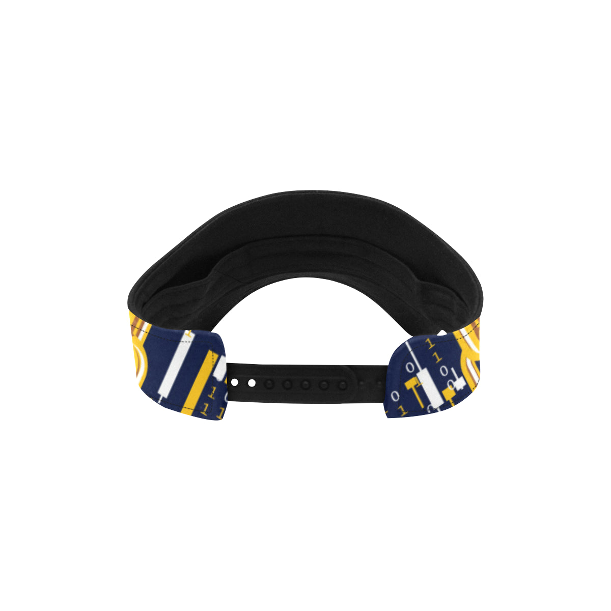 Cryptocurrency Chain Pattern Print Design 03 Unisex Sun Visor