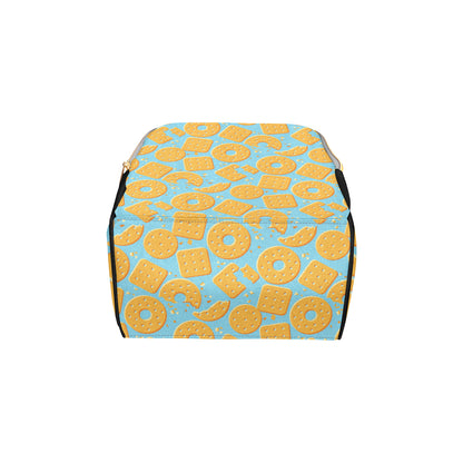 Cracker Pattern Print Design 02 Diaper Bag Backpack