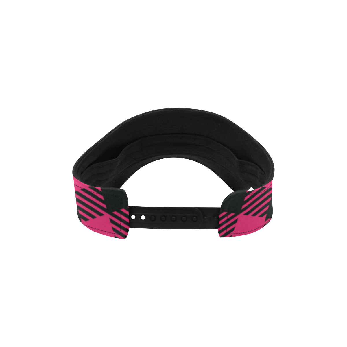 Buffalo check Pink Pattern Print Design 01 Unisex Sun Visor