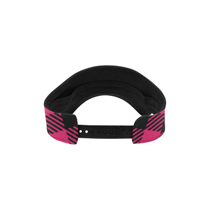 Buffalo check Pink Pattern Print Design 01 Unisex Sun Visor