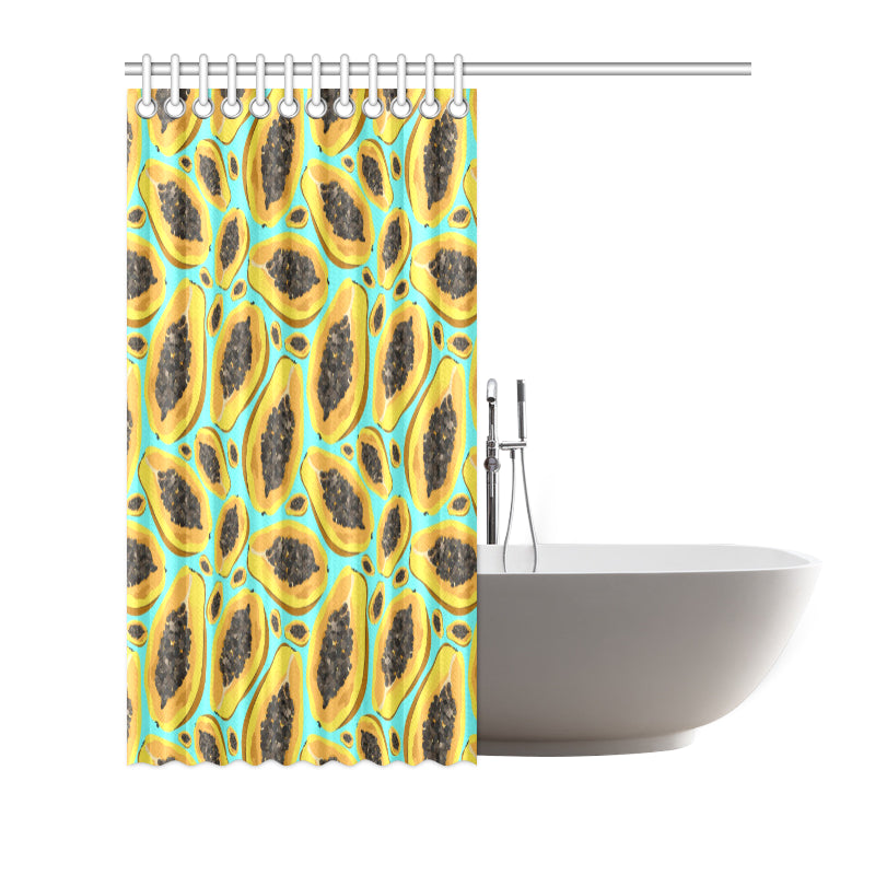 Papaya Pattern Print Design PP03 Shower Curtain