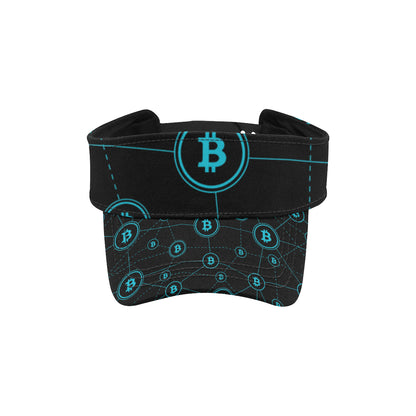 Cryptocurrency Pattern Print Design 01 Unisex Sun Visor