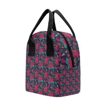Old School Tattoo Print Insulated Lunch Bag