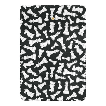 Chess Pattern Print Design 01 Women's Trifold Wallet