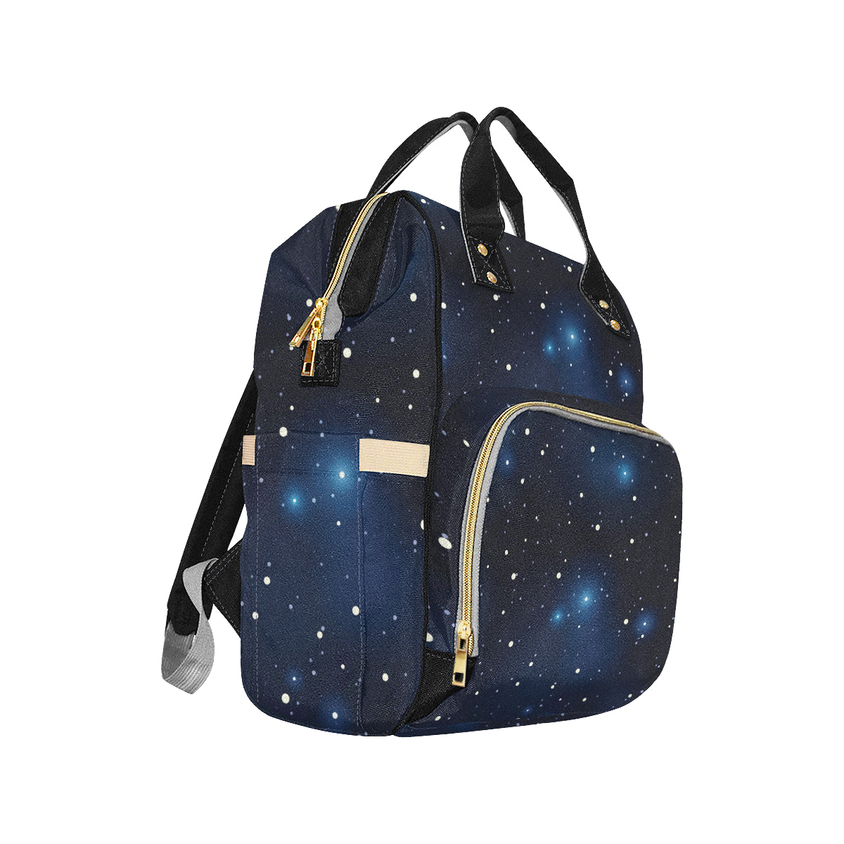 Night sky Pattern Print Design A02 Diaper Bag Backpack
