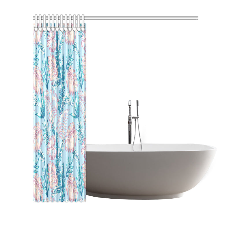 Tropical Flower Pattern Print Design TF01 Shower Curtain