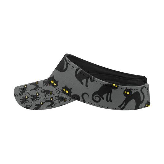 Black Cat Cute Print Pattern Unisex Sun Visor