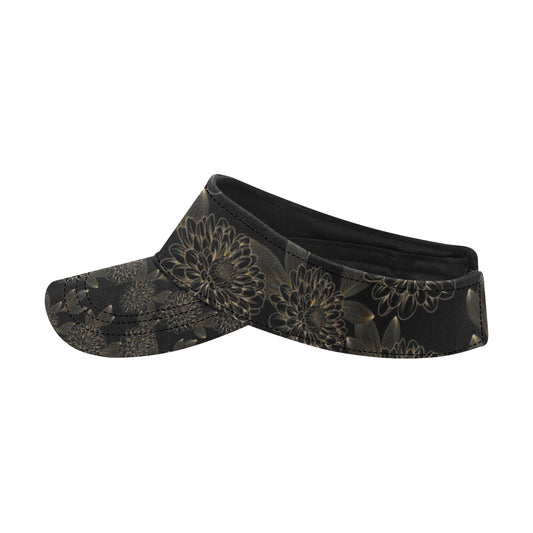 Dahlia Pattern Print Design DH04 Unisex Sun Visor
