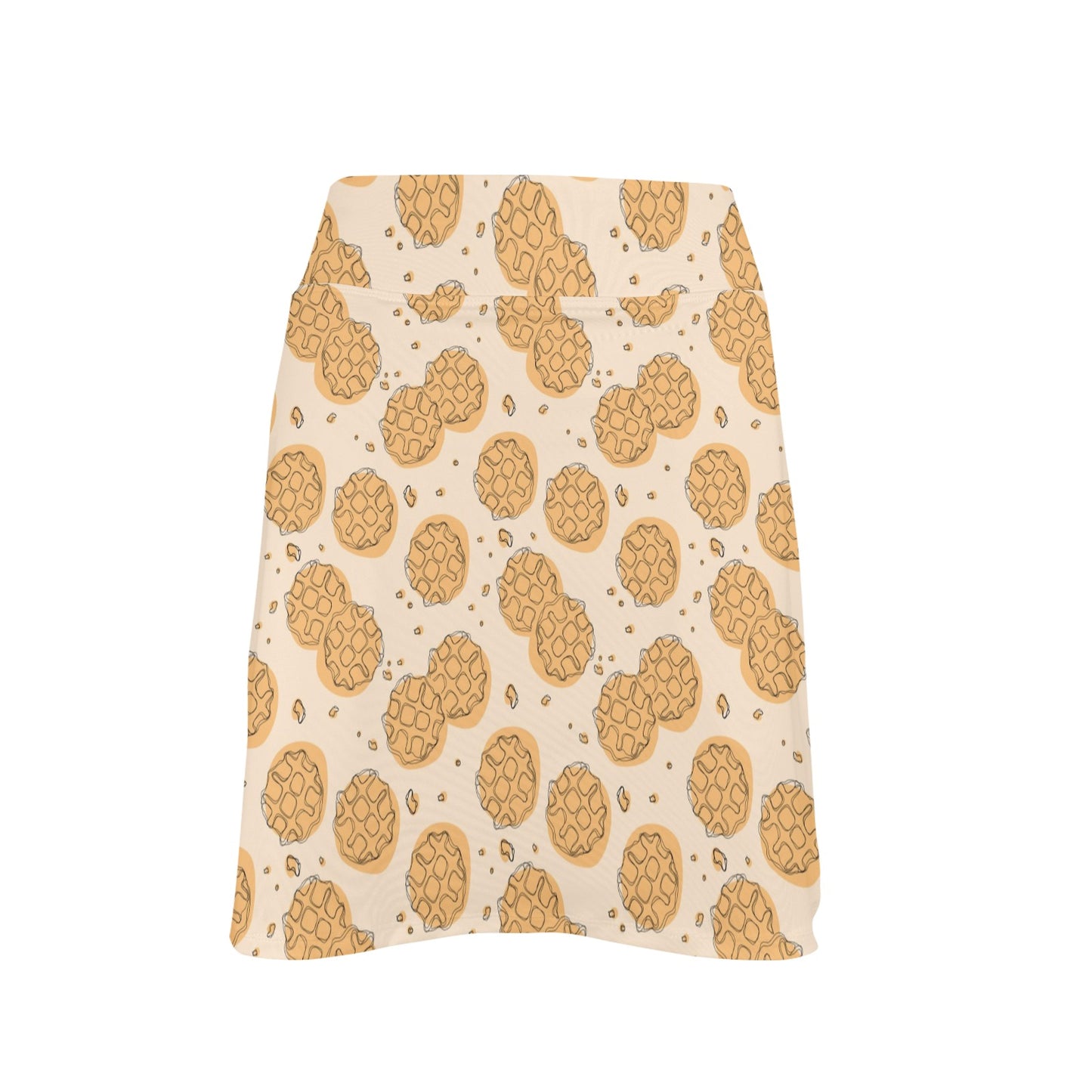 Waffle Print Design LKS303 17" Golf & Pickleball Skort with Pockets