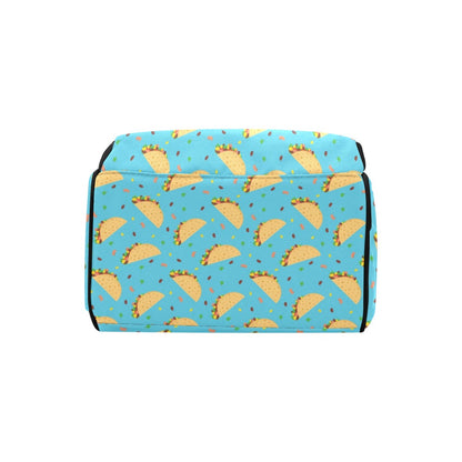Taco Print Design LKS303 Diaper Bag Backpack