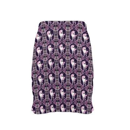 Unicorn Fantastic Flower 17" Golf & Pickleball Skort with Pockets