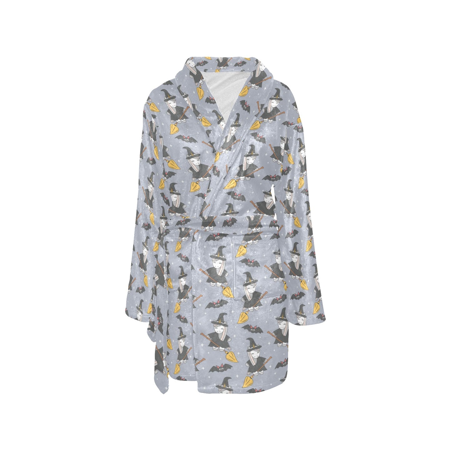 Witch Print Design LKS307 Women's Fleece Robe
