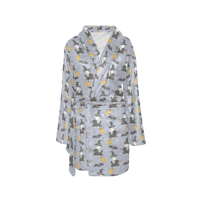 Witch Print Design LKS307 Women's Fleece Robe