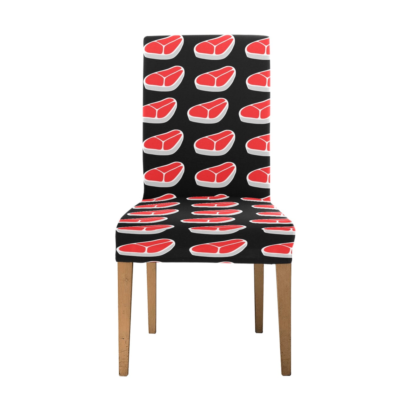 Steak Print Design LKS303 Dining Chair Slipcover