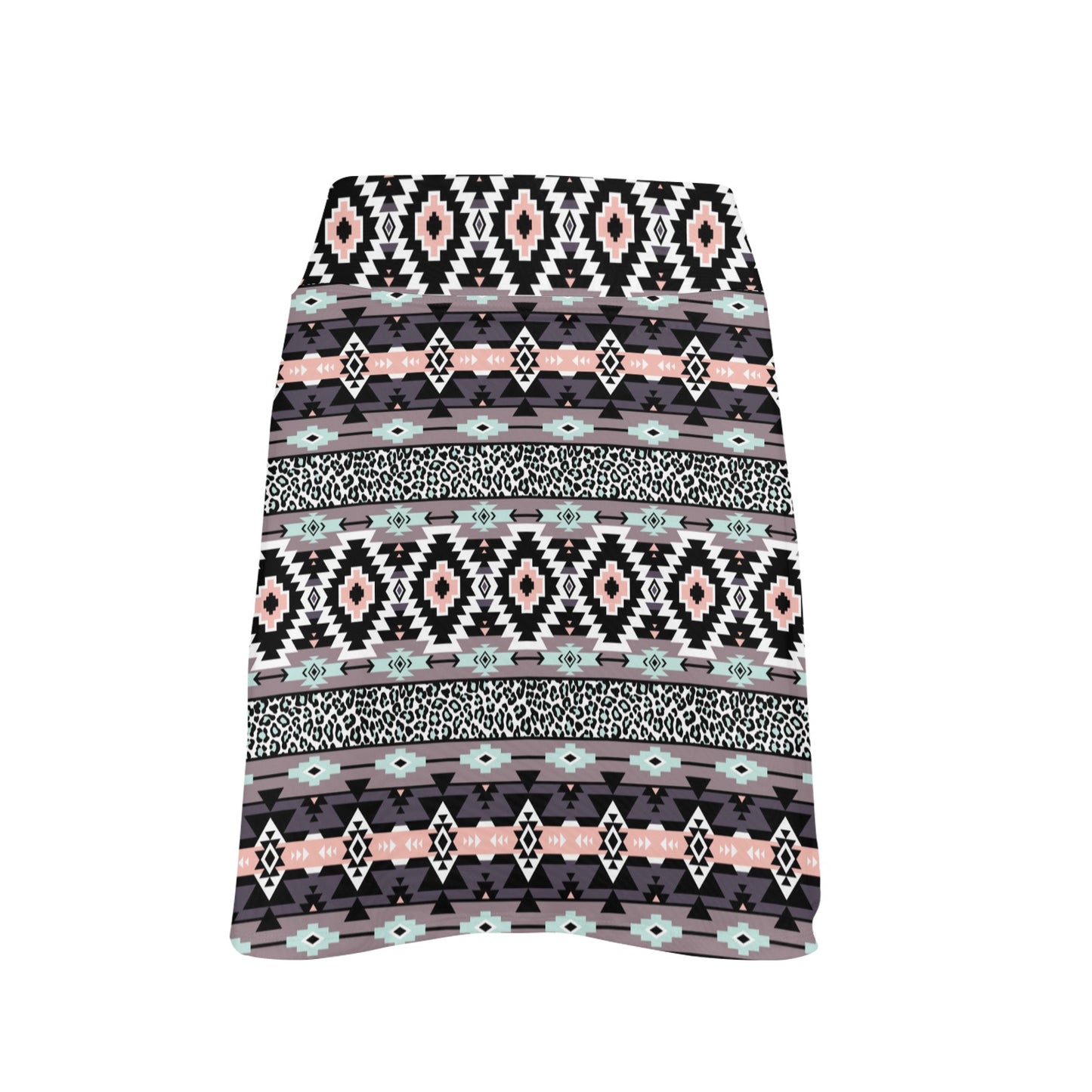 Safari Pattern Print Design LKS302 17" Golf & Pickleball Skort with Pockets