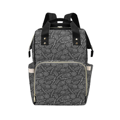 Steak Print Design LKS301 Diaper Bag Backpack