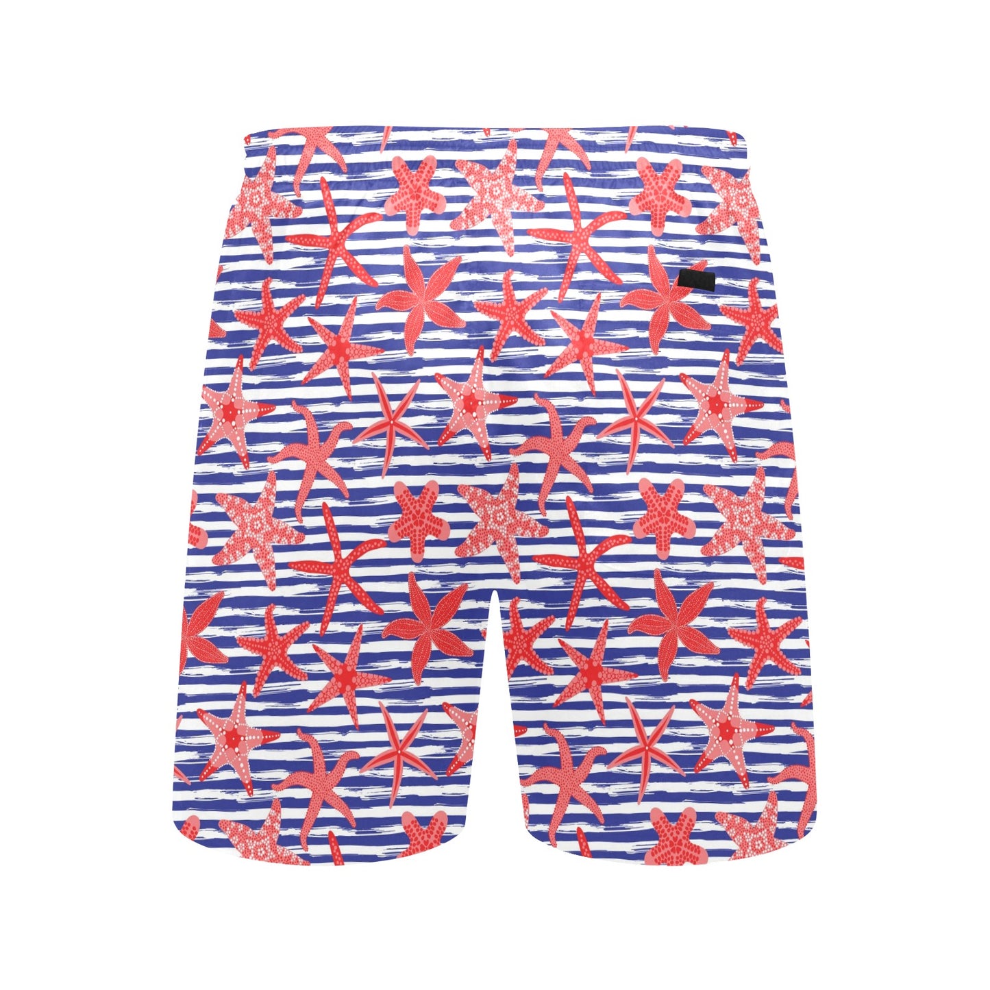 Starfish Print Design LKS401 Men's Swim Trunks Beach Shorts