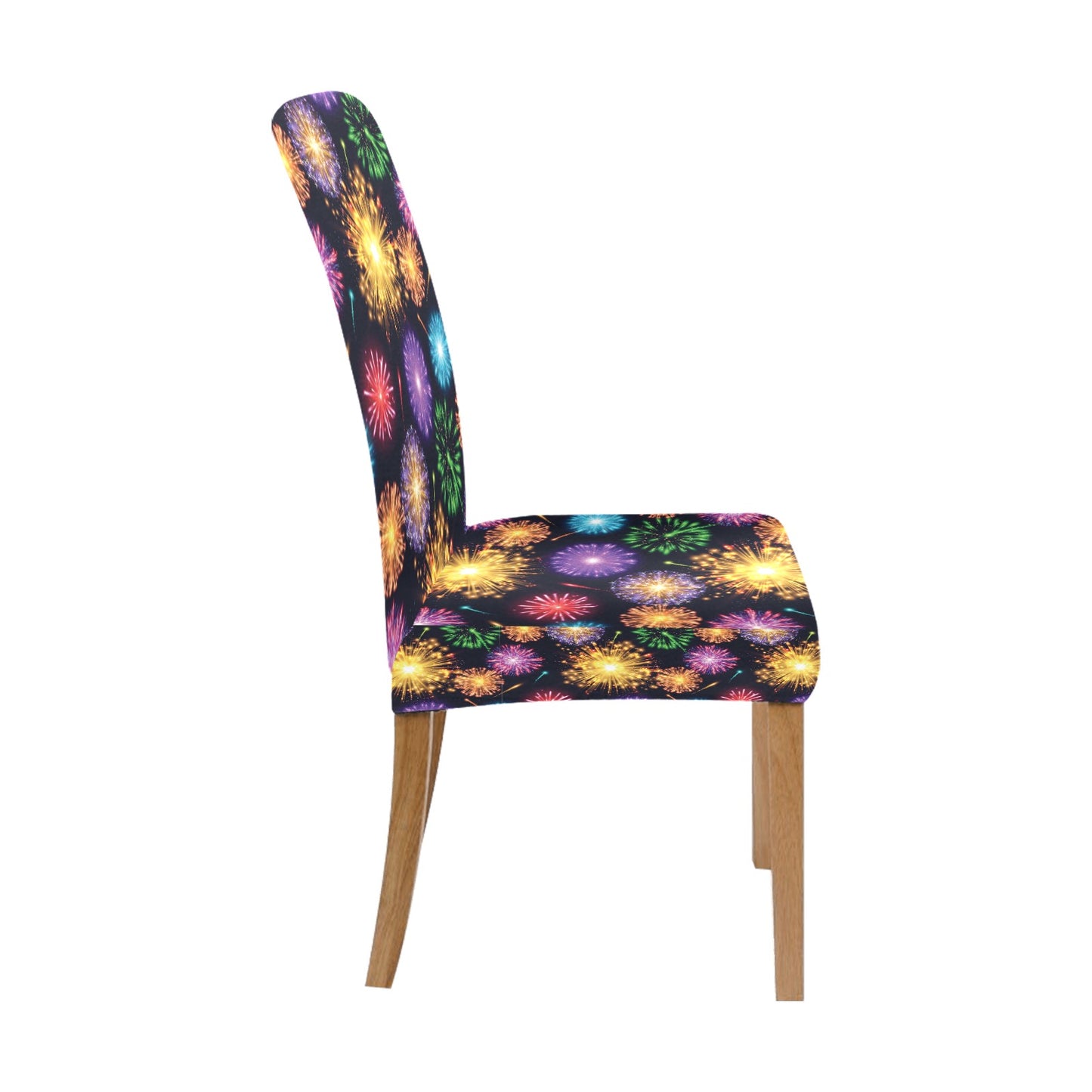 Firework Print Design LKS305 Dining Chair Slipcover