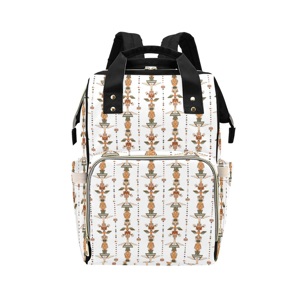 Totem Print Design LKS302 Diaper Bag Backpack