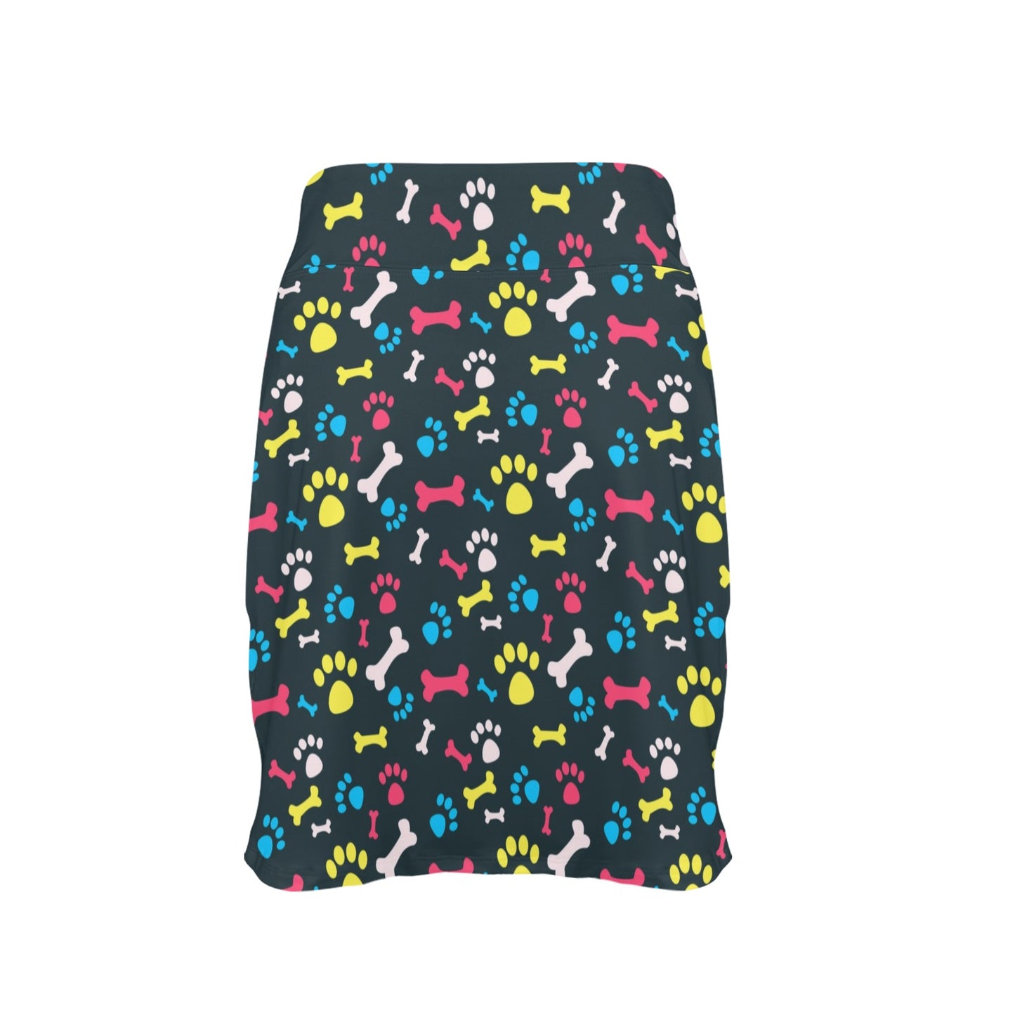 Paw Design Print 17" Golf & Pickleball Skort with Pockets