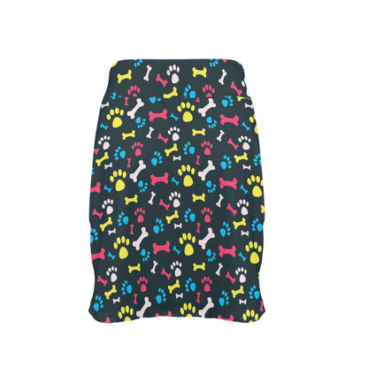 Paw Design Print 17" Golf & Pickleball Skort with Pockets