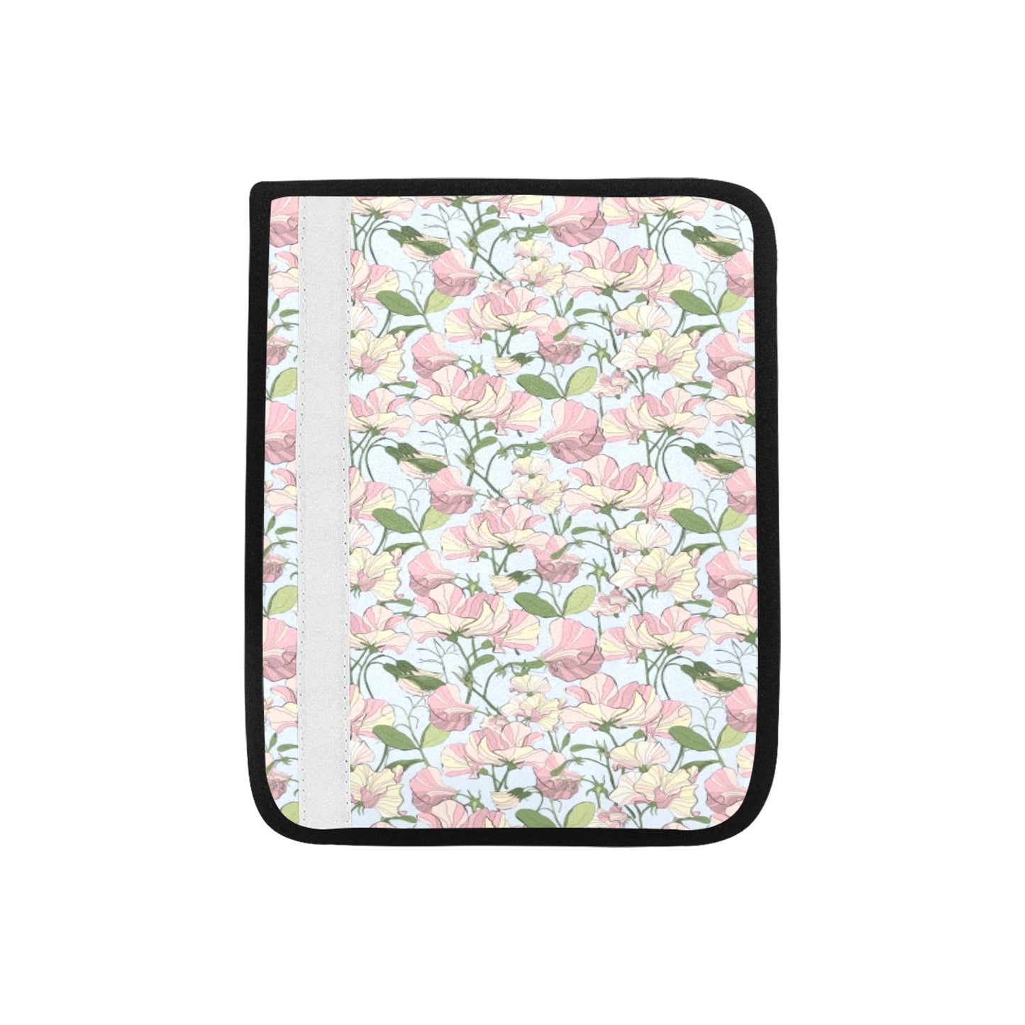 Sweet Pea Print Design LKS304 Car Seat Belt Cover
