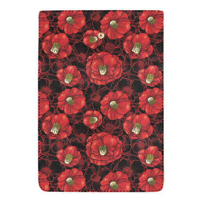 Camellia Pattern Print Design CM06 Women's Trifold Wallet
