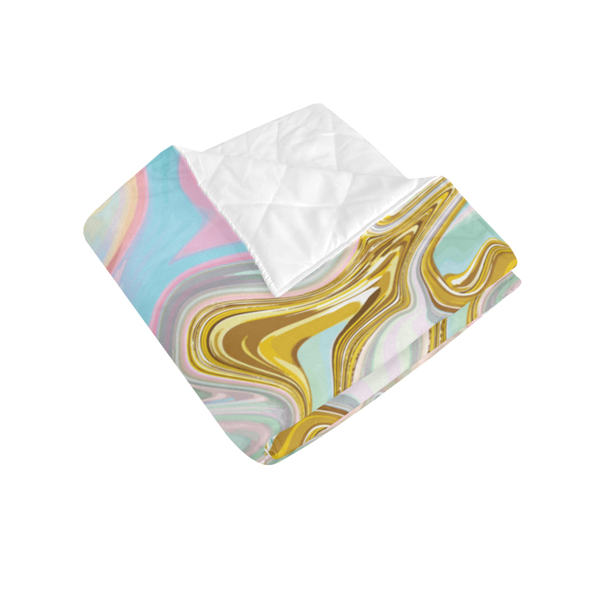 Gold Sweet Marble Premium Quilt