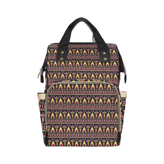 Totem Pole Design Diaper Bag Backpack