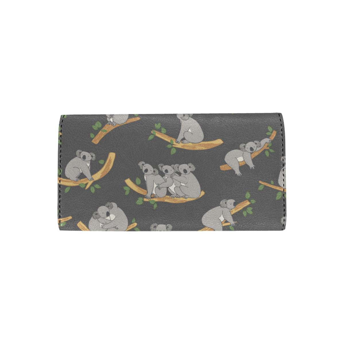Koala Pattern Print Design 07 Women's Trifold Wallet