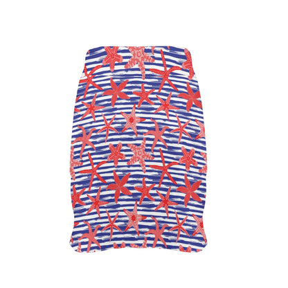 Starfish Print Design LKS401 17" Golf & Pickleball Skort with Pockets