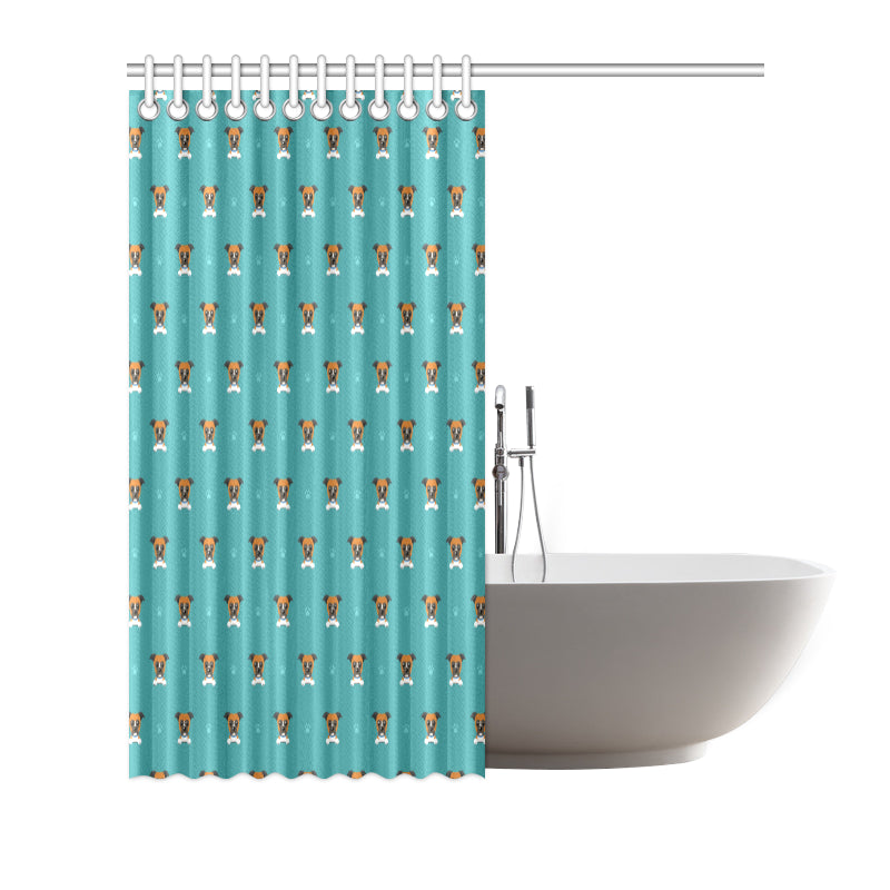 Boxers Pattern Print Design 03 Shower Curtain