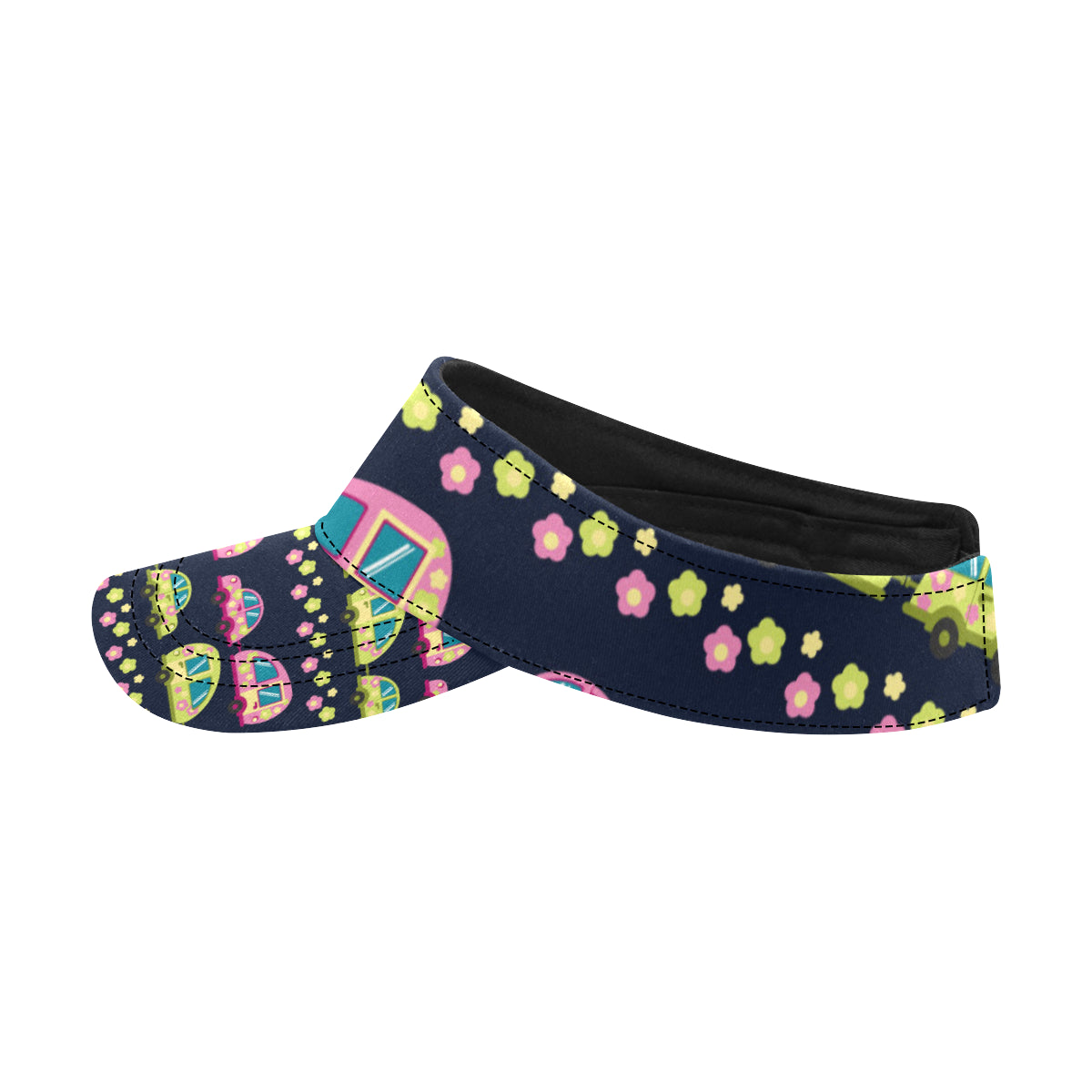 Camper Cute Camping Design No 3 Print Unisex Sun Visor