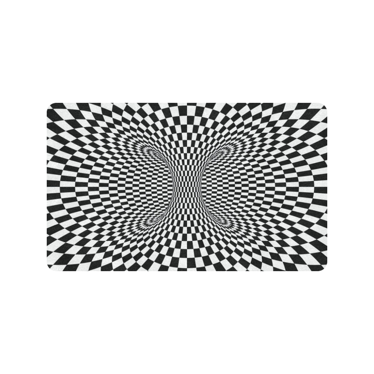 Optical illusion Projection Torus Rubber Doormat