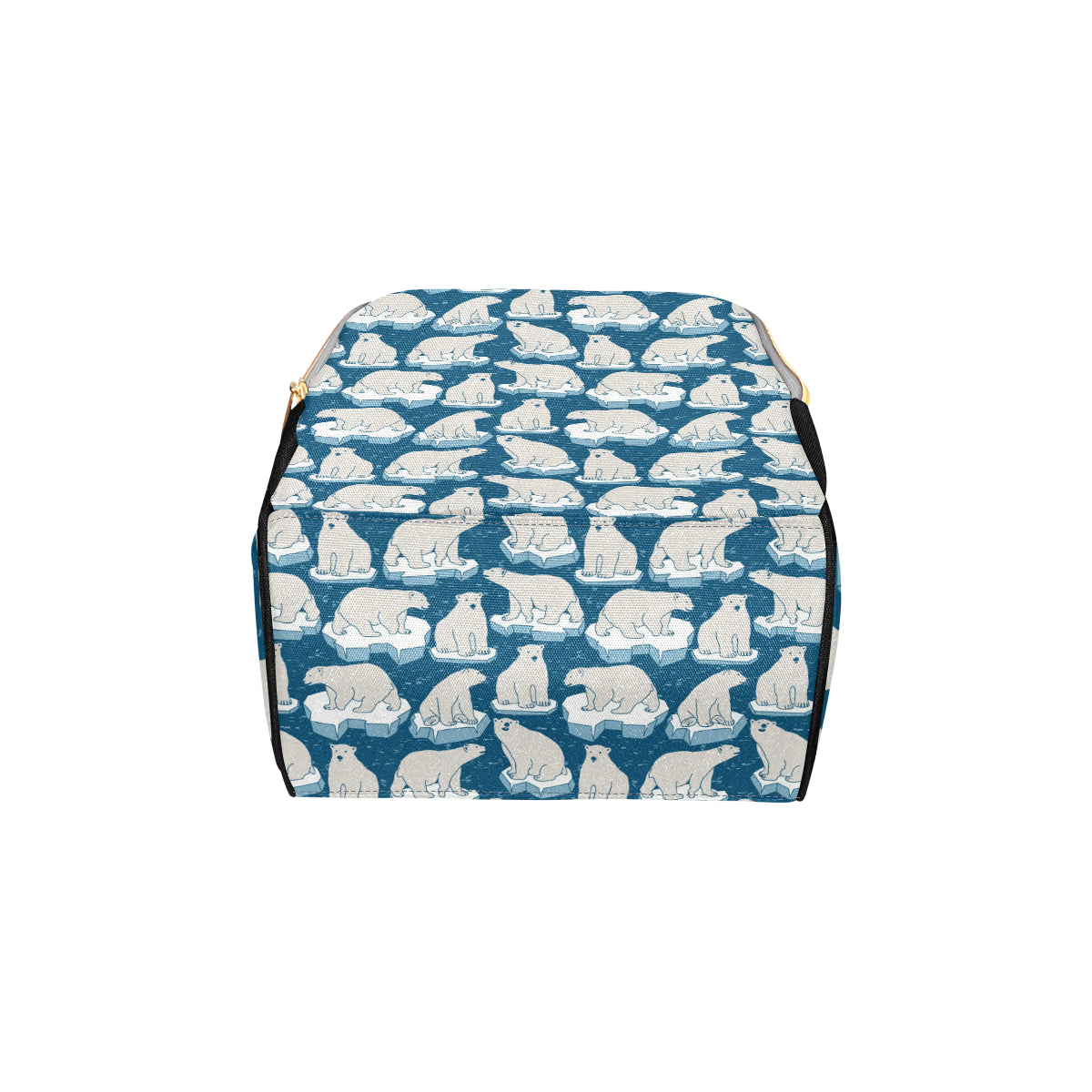 Polar Bear Pattern Print Design PB03 Diaper Bag Backpack