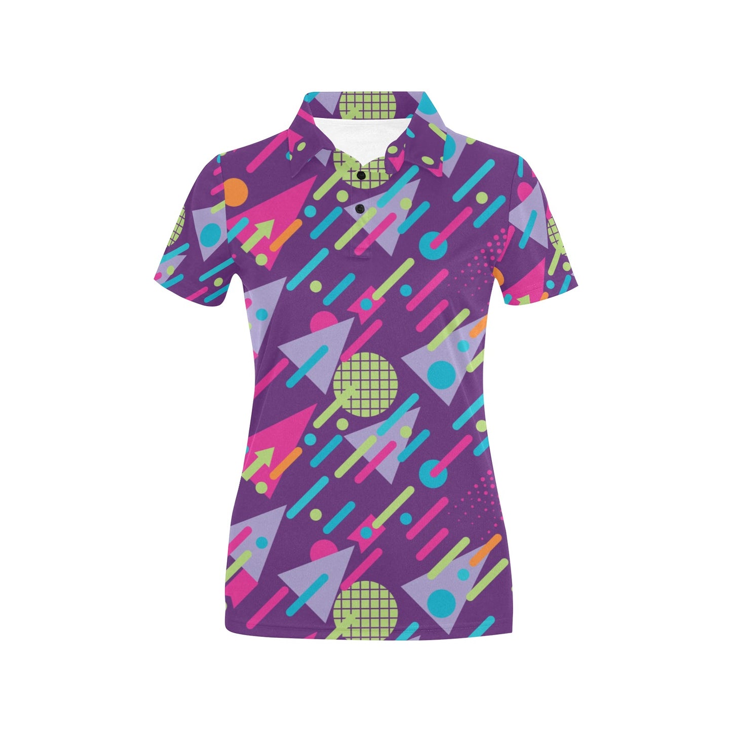 90s Pattern Print Design 4 Women's Polo Shirt