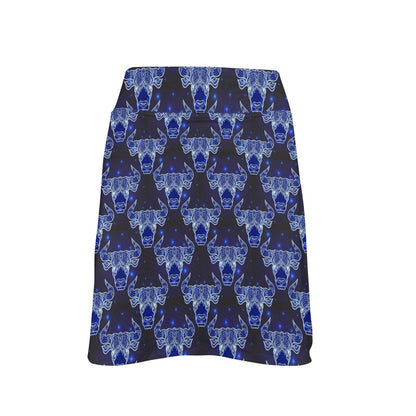 Taurus Print Design LKS302 17" Golf & Pickleball Skort with Pockets