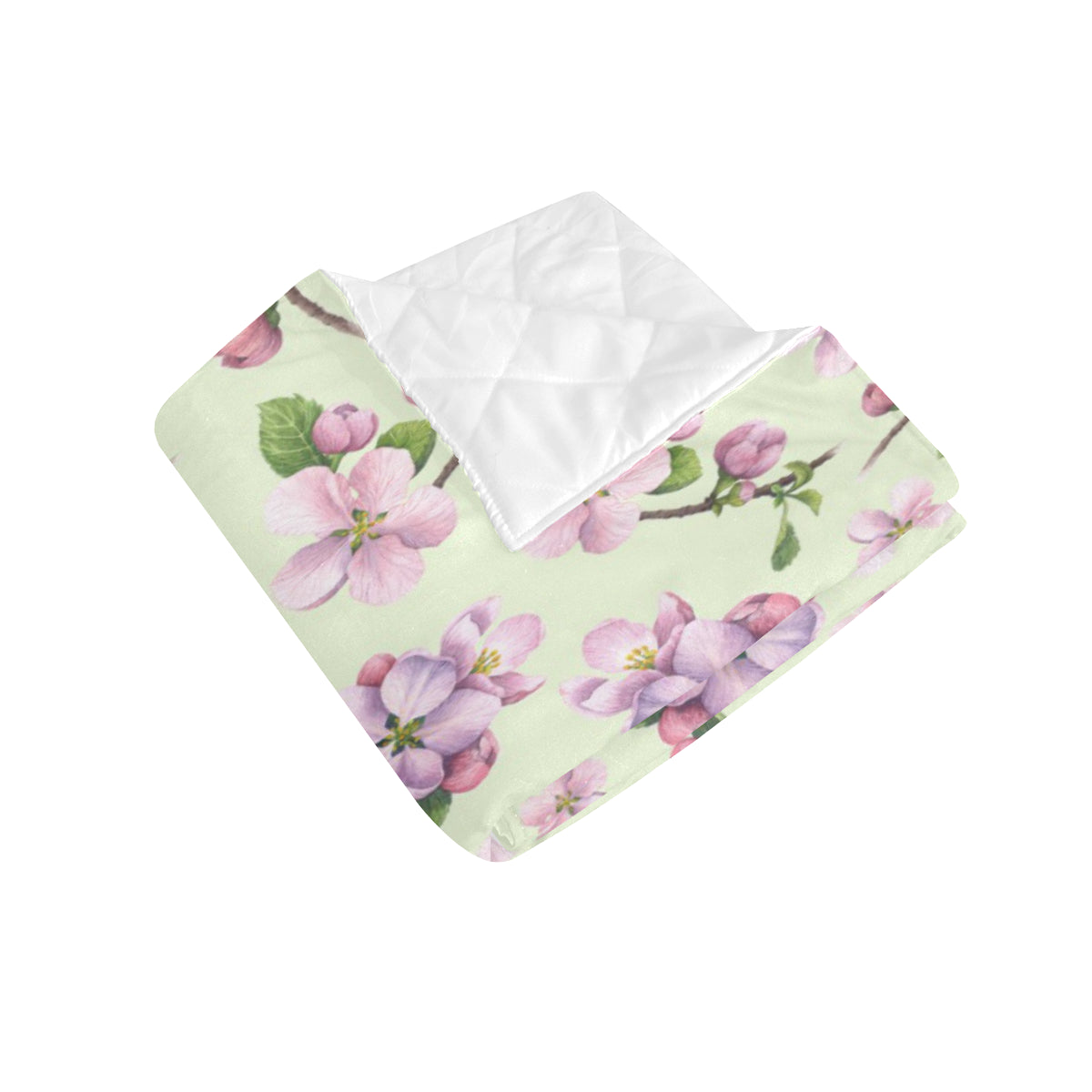 Apple blossom Pattern Print Design AB05 Premium Quilt