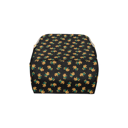 Hula Bear Pattern Print Design 06 Diaper Bag Backpack