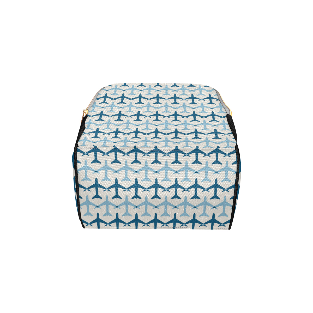 Airplane Pattern Print Design 04 Diaper Bag Backpack