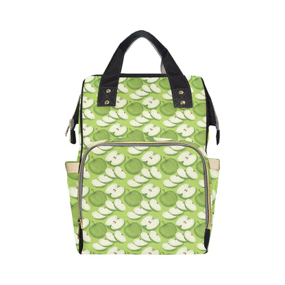 Apple Pattern Print Design AP010 Diaper Bag Backpack