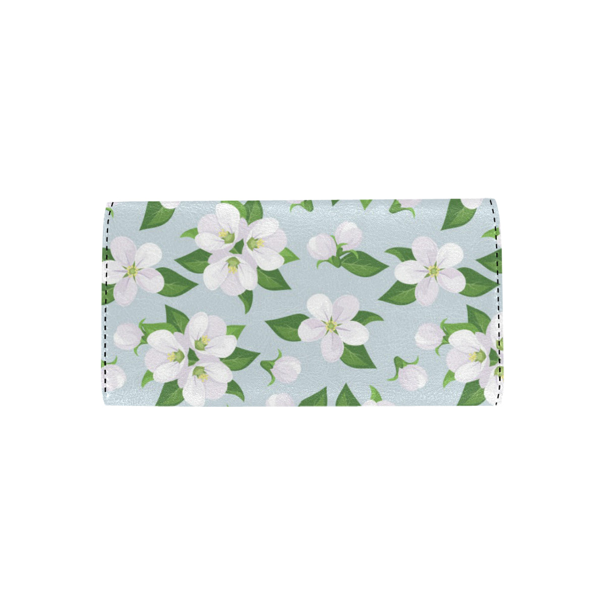 Apple blossom Pattern Print Design AB04 Women's Trifold Wallet