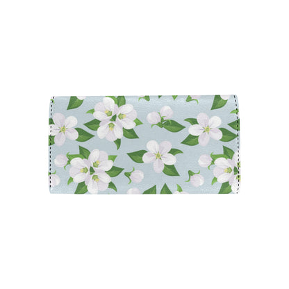 Apple blossom Pattern Print Design AB04 Women's Trifold Wallet