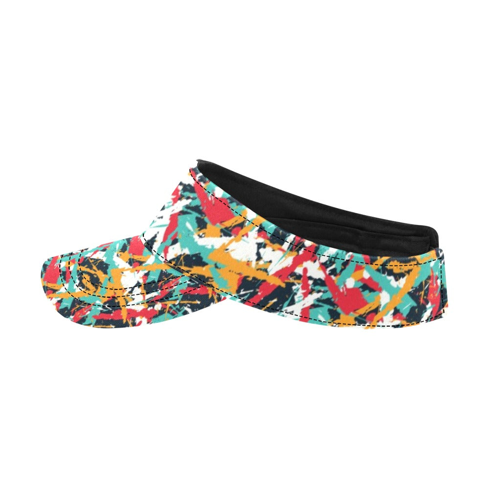 Splatter Print Design LKS304 Unisex Sun Visor