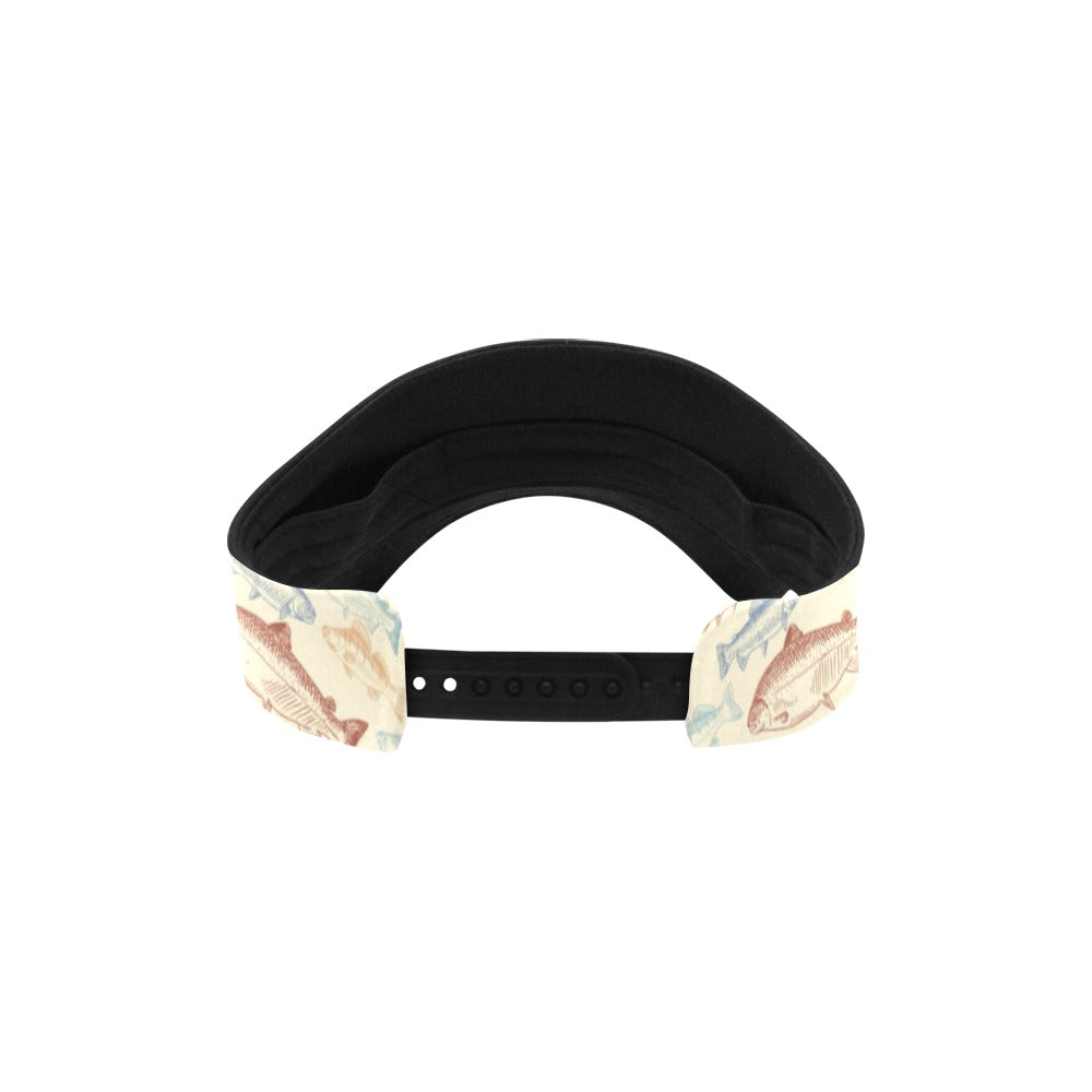 Salmon Fish Print Design LKS302 Unisex Sun Visor