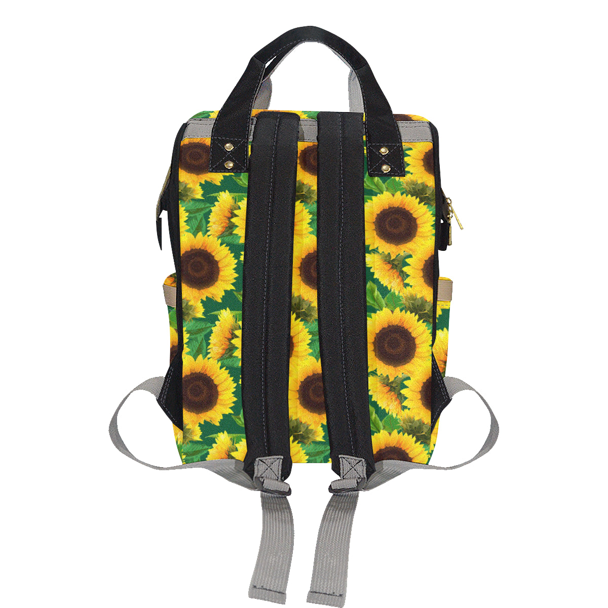 Sunflower Pattern Print Design SF02 Diaper Bag Backpack