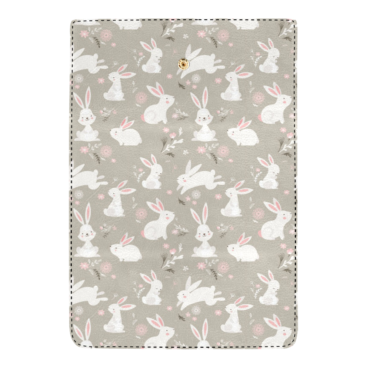 Rabbit Pattern Print Design RB03 Women's Trifold Wallet
