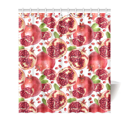 Pomegranate Pattern Print Design PG03 Shower Curtain